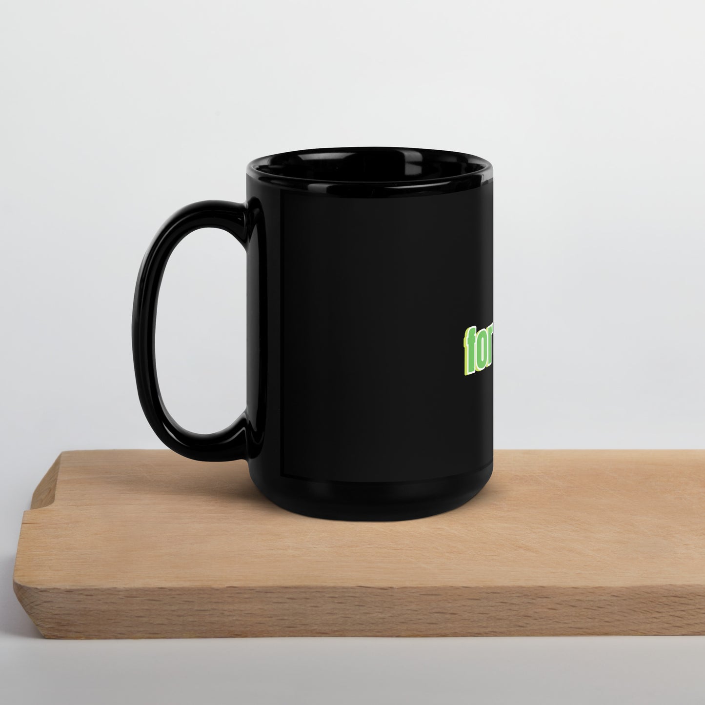 Black Glossy Mug