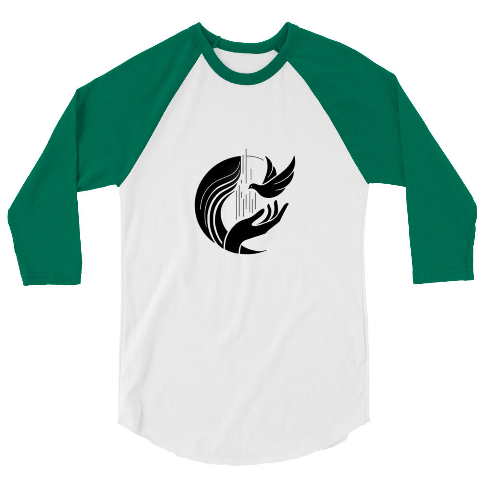 Forgive and Forget 3/4 sleeve raglan shirt