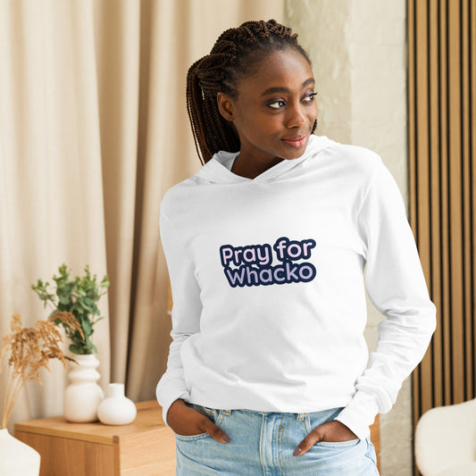 Bubble Letter Hooded long-sleeve tee