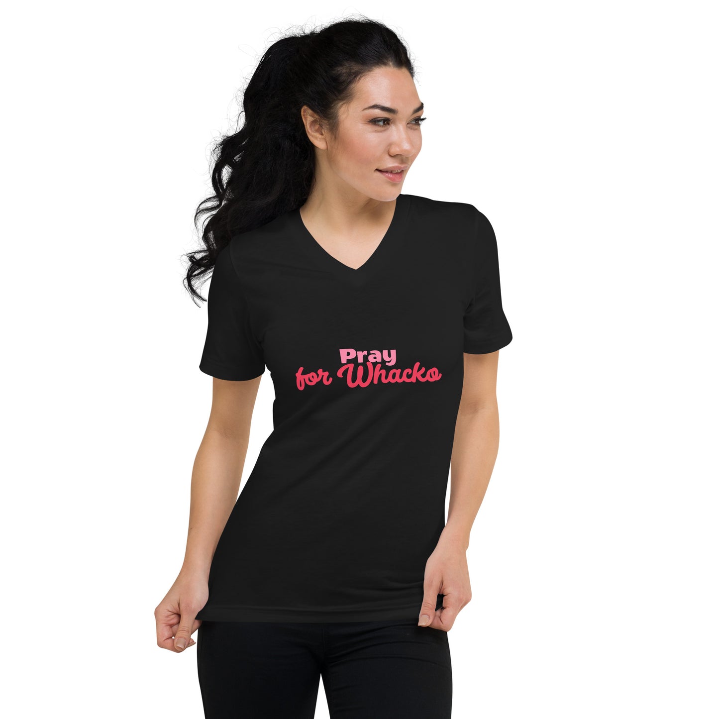 Pretty in Pink Short Sleeve V-Neck T-Shirt